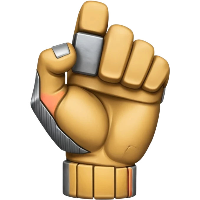 clenched metal fist emoji
