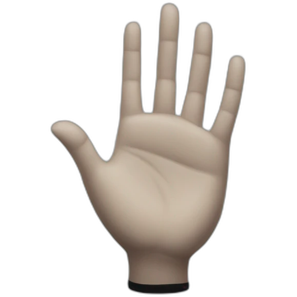 The Addams Family Hand emoji
