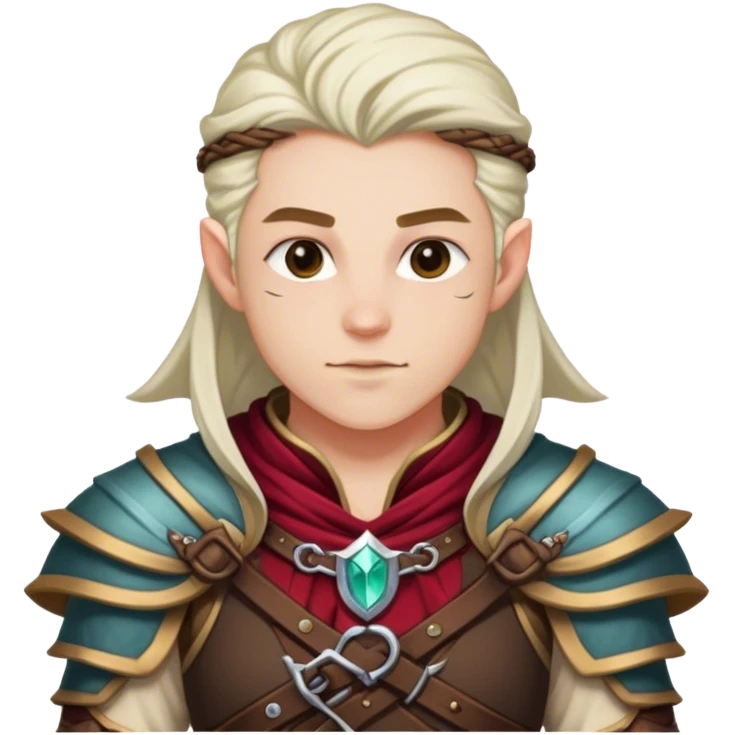 DnD character and his full outfit emoji