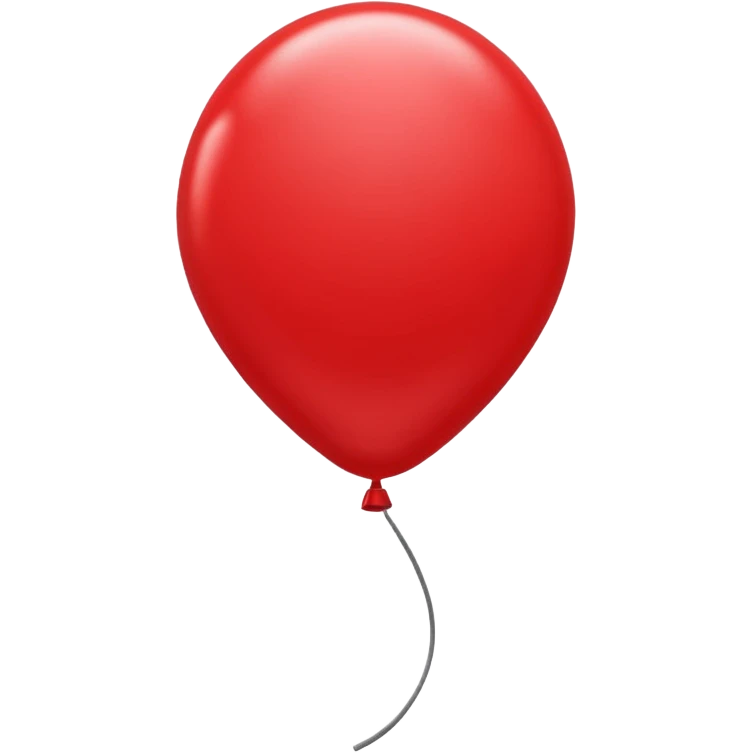 red balloon emoji