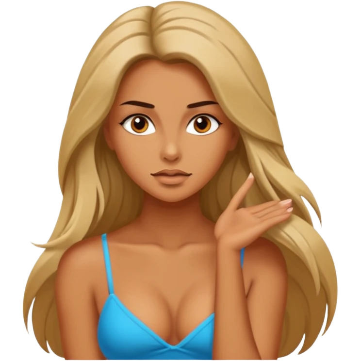 Femme en levrette emoji