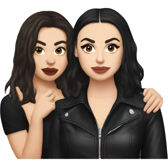 Charli XCX and Addison Rae emoji