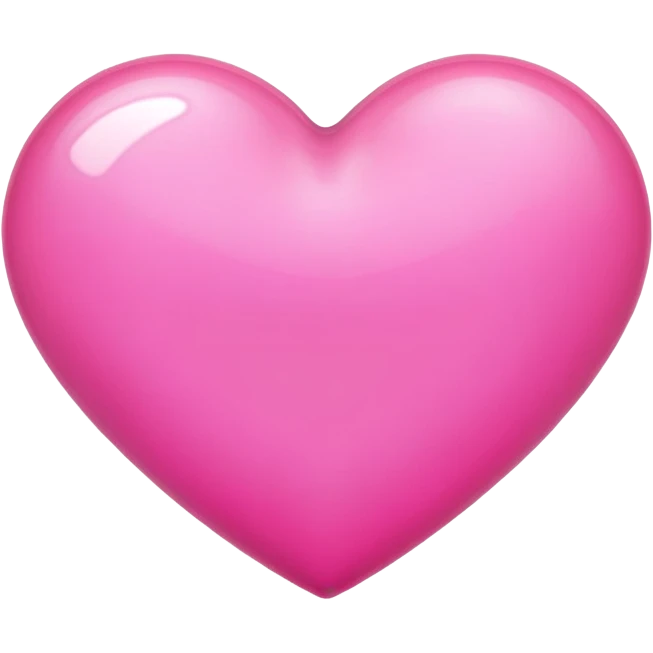 Heart pink emoji