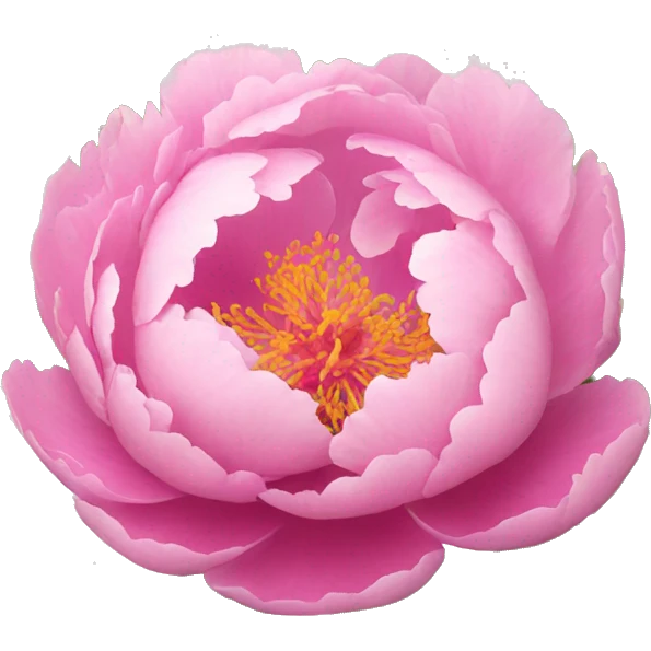 Pink peonies  emoji