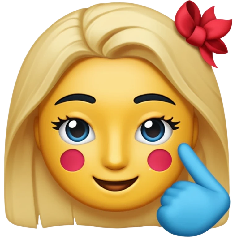 Yuvarlak bir TikTok mavi tik emojisi emoji