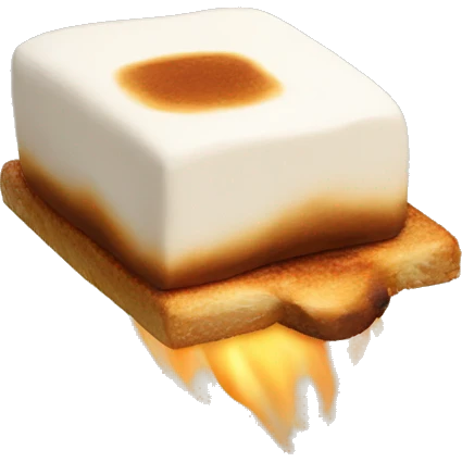 toasted marshmallow plain emoji