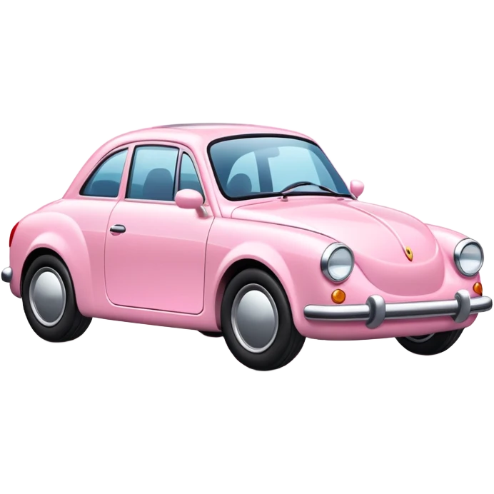 light pink car emoji