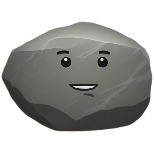 Rock emoji