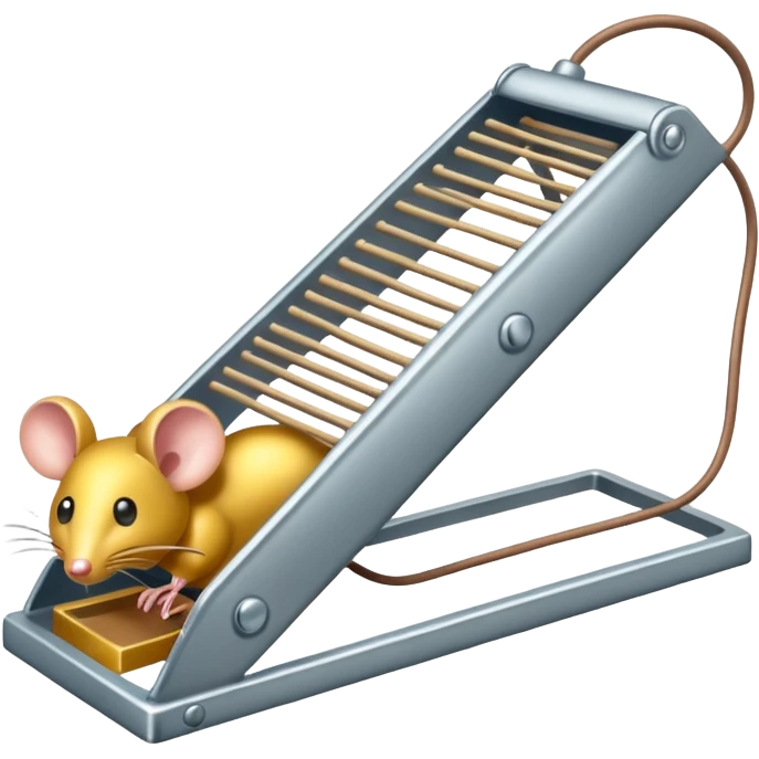Mouse trap emoji