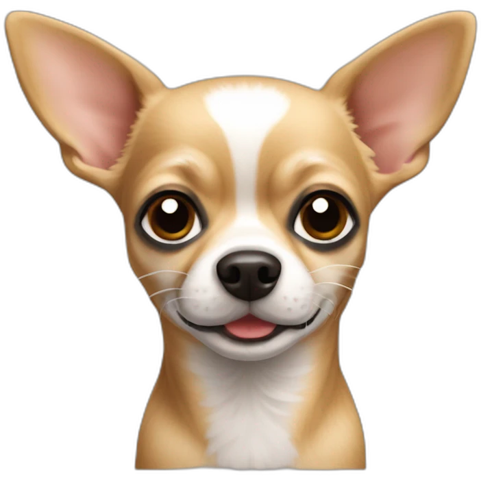 perro chihuahua color cafe emoji