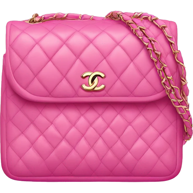 pink chanel bag emoji