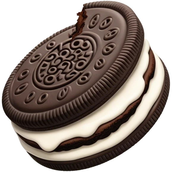 Cursed Oreo flavor emoji