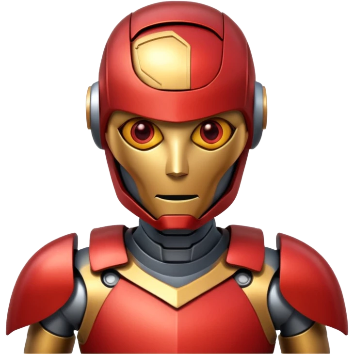 robot like ironman emoji