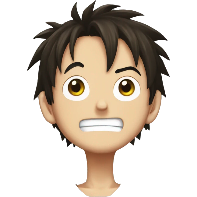 Luffy cri emoji
