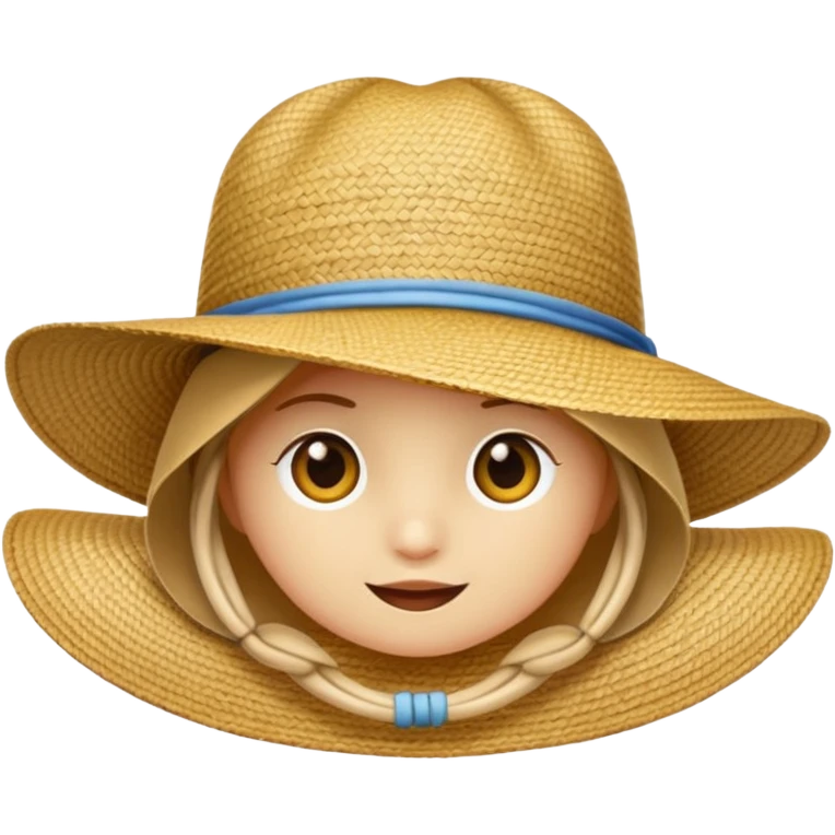 sun hat emoji