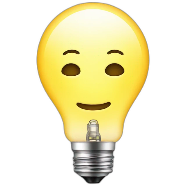light bulb emoji