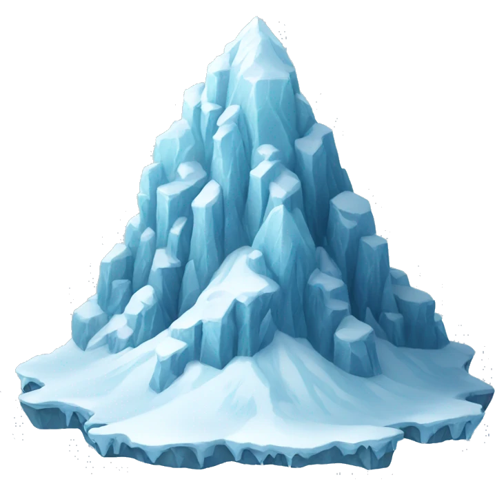 ice mountain emoji