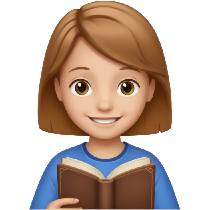 Storybook with kid emoji
