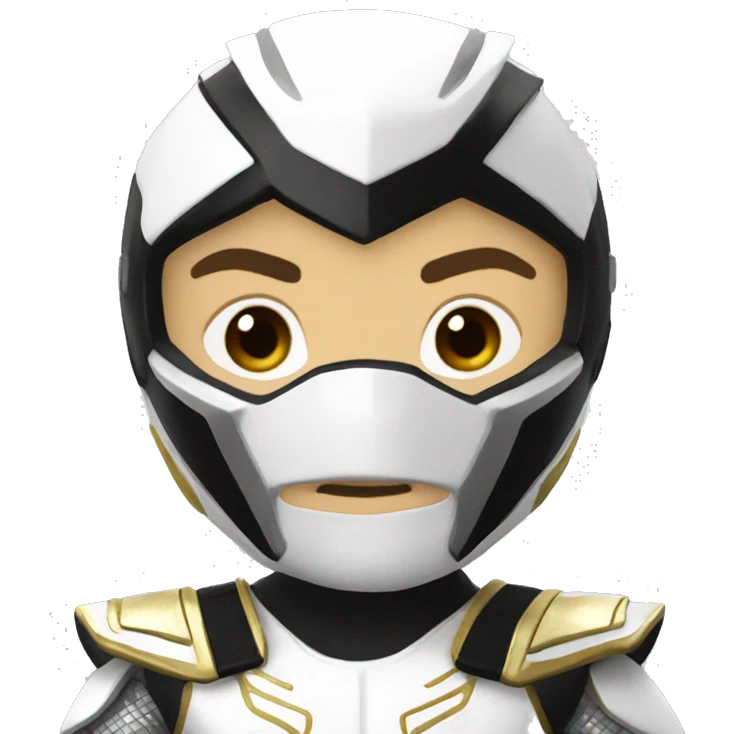 white ranger emoji