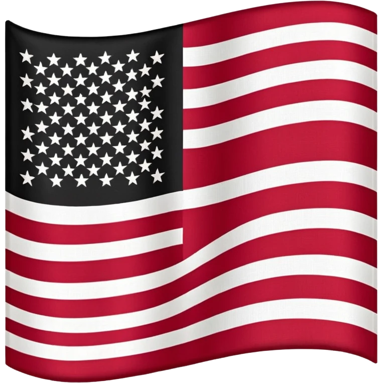 Black American heritage flag  emoji