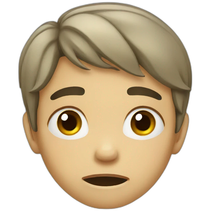 Crying boy emoji