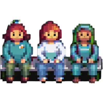 two friends sitting together happily emoji