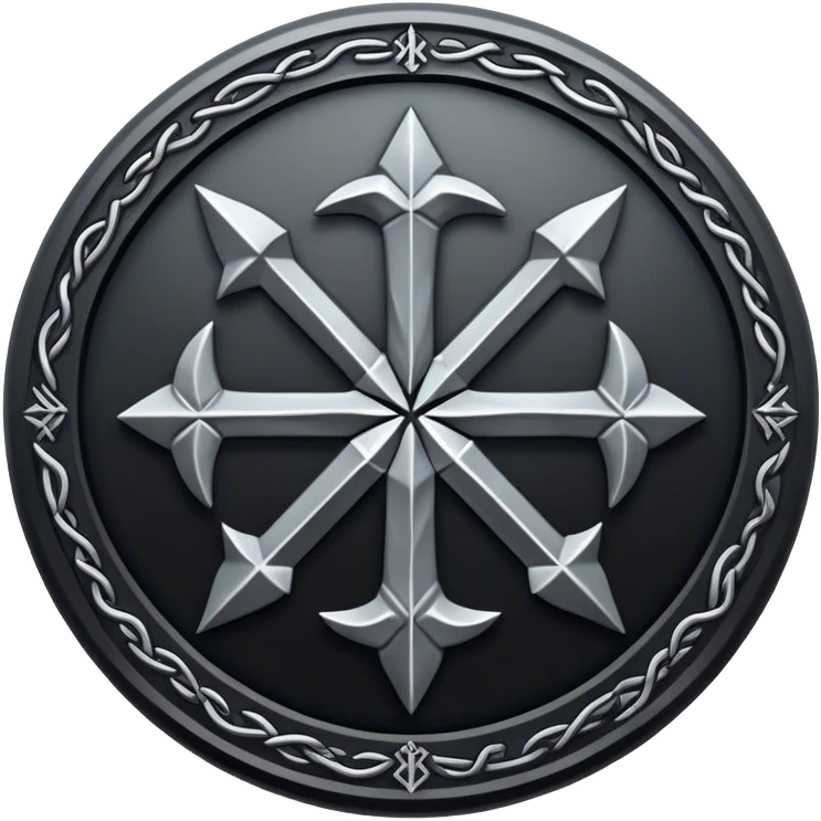 death metal nordic rune emblem emoji
