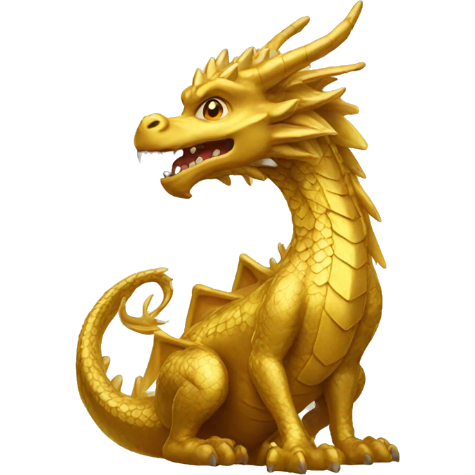 gold dragon emoji