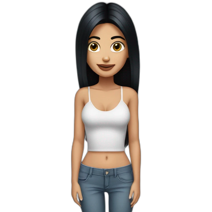 kylie-jenner sans-shirt emoji
