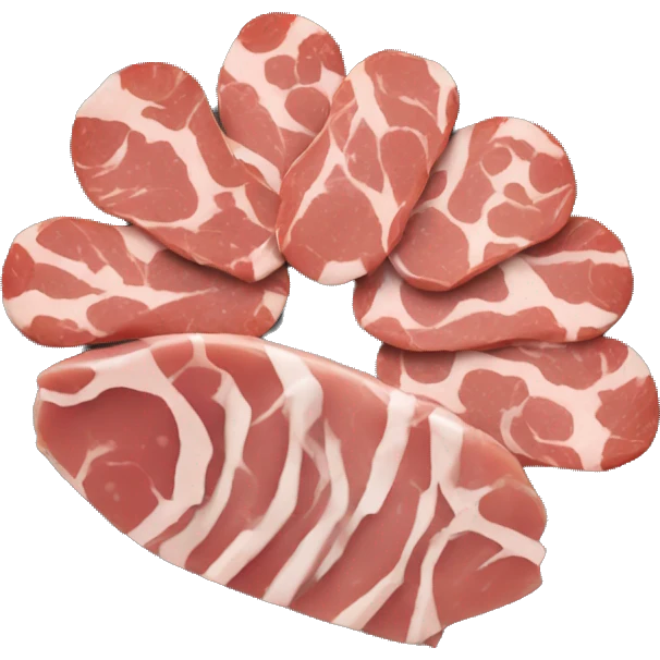 cold cuts on a plate emoji
