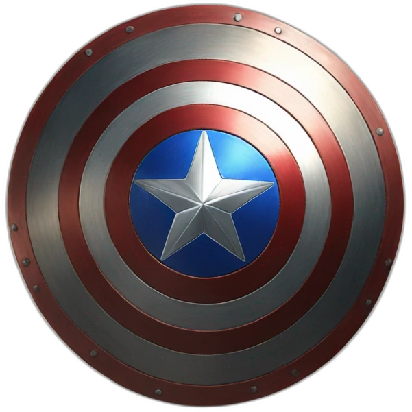 Captain America shield emoji