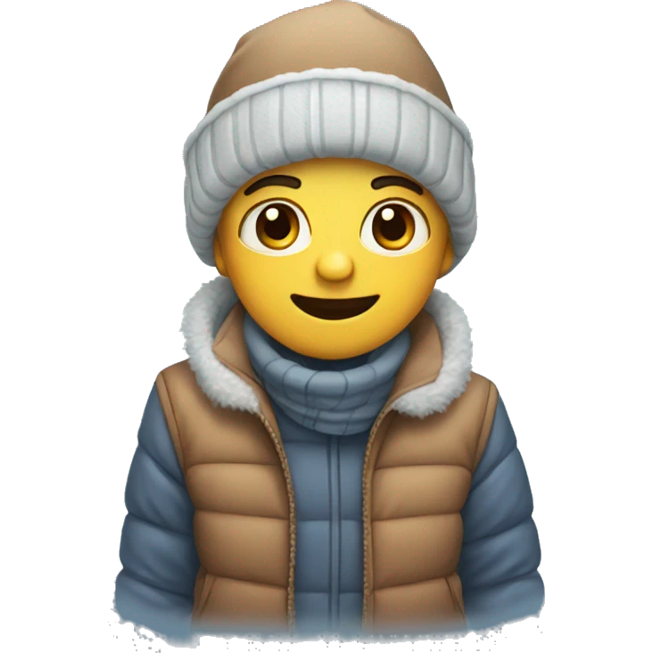 Cute winter  emoji