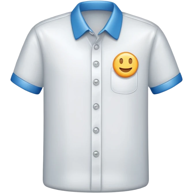 button on a shirt emoji