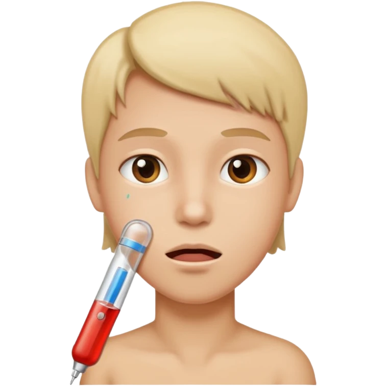 face with thermometer emoji
