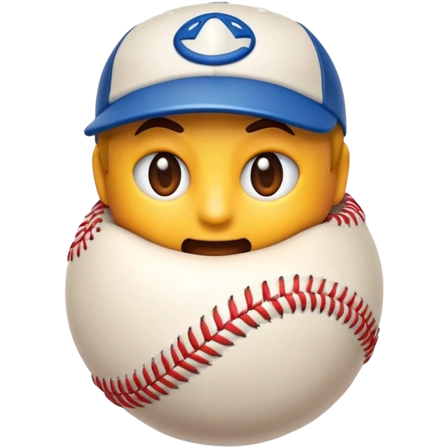 Cinematic Realistic Baseball Pop Culture Emoji, showcasing an action-packed scene of America's favorite pastime rendered with lifelike textures and energetic, nostalgic lighting. emoji