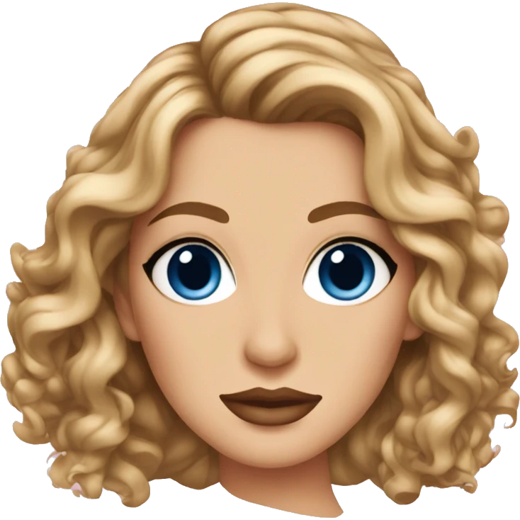 Carrie Bradshaw con ojos azules emoji