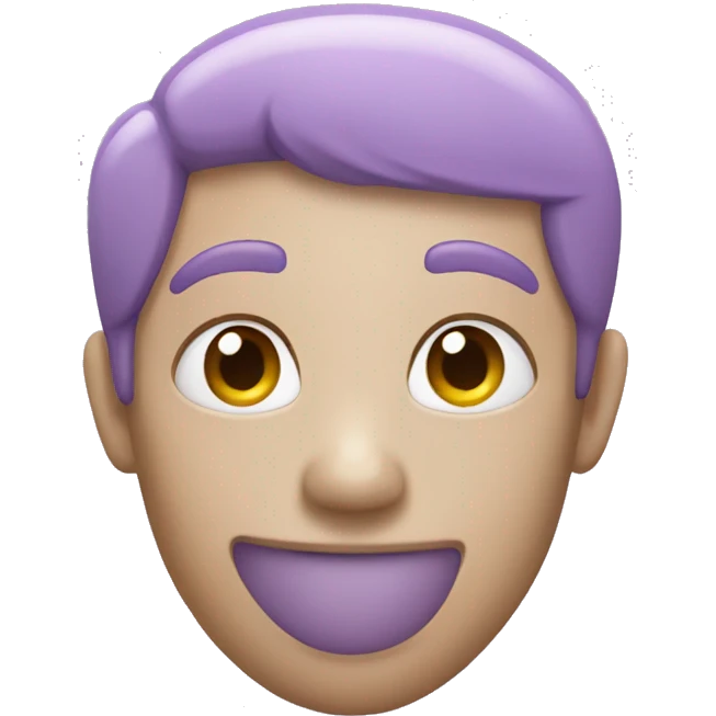 light purple heart  emoji