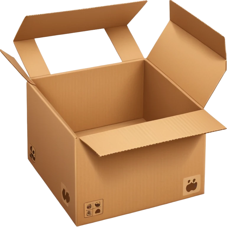 opened carton box icon  emoji