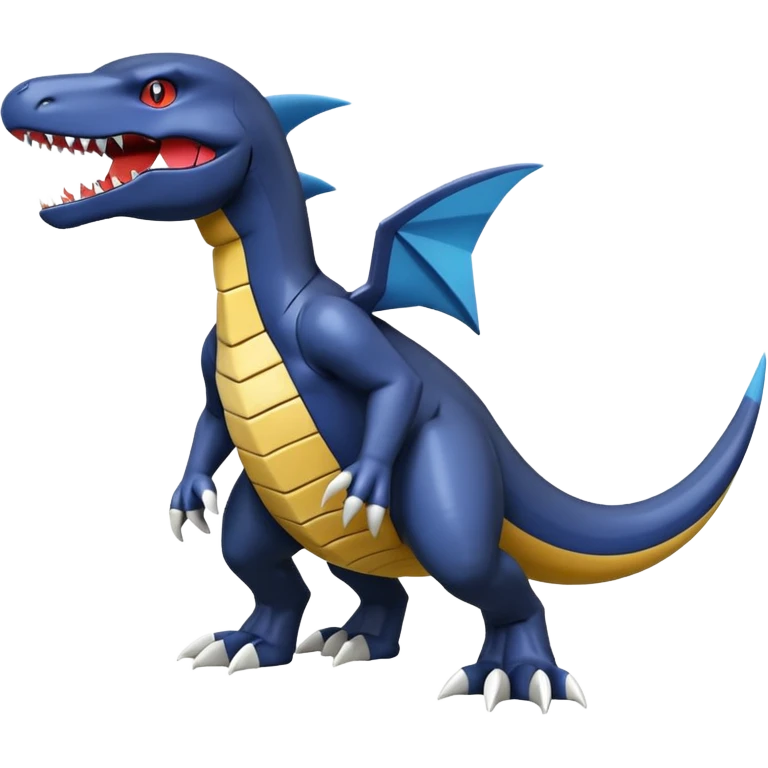 Helioptile-Garchomp-Miraidon-Pokémon, full body emoji