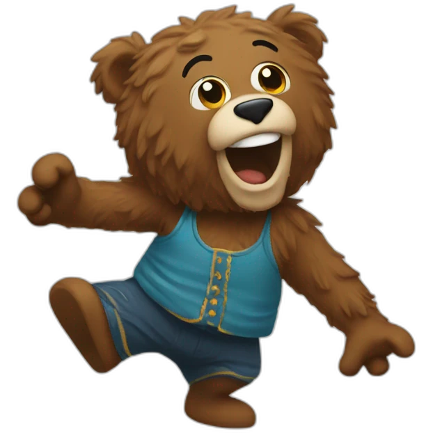 dancing beara emoji