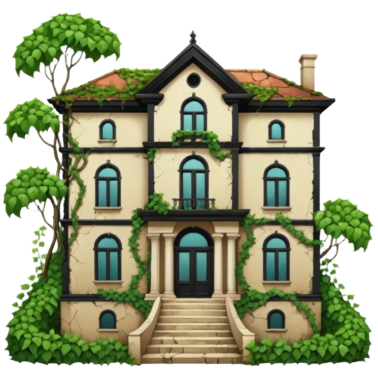 villa with abondend 1 apartment emoji
