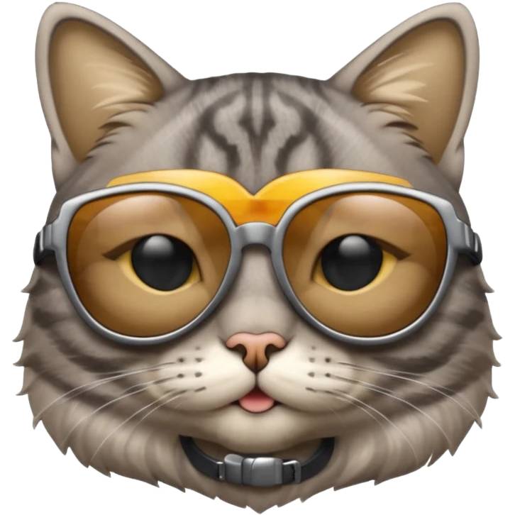 Cat wearing sunglasses emoji