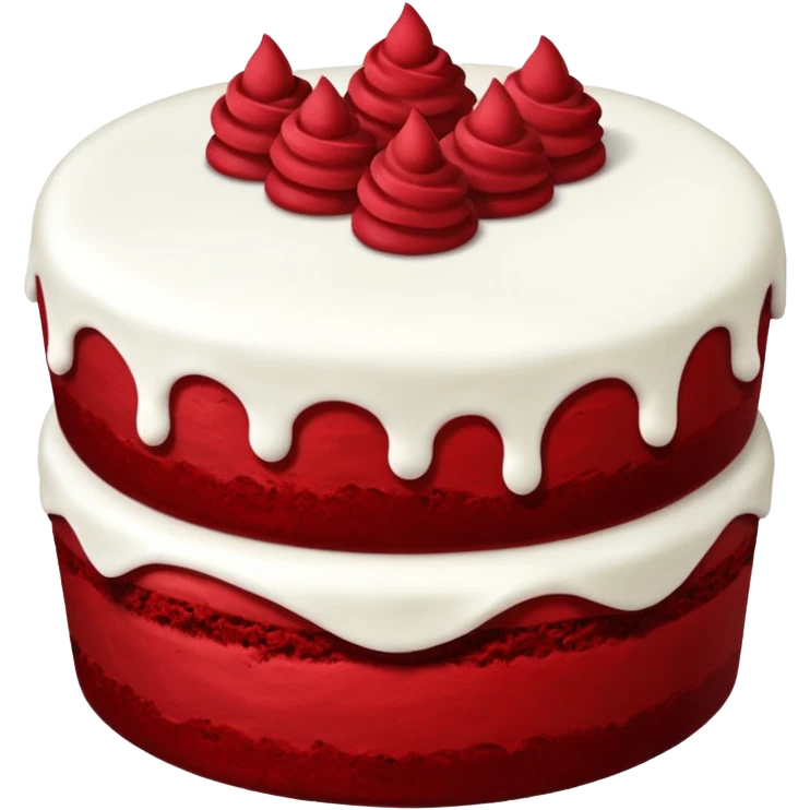 Bolo red velvet emoji