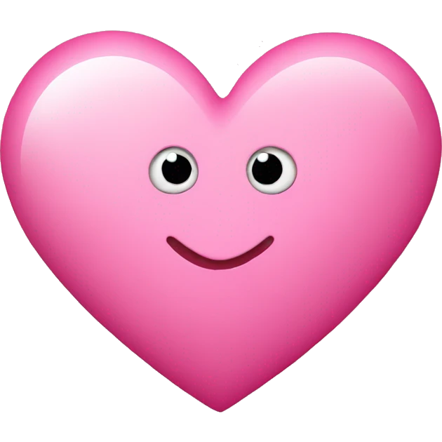 Heart pink emoji