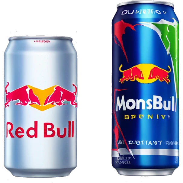 red bull and monster energy drink emoji