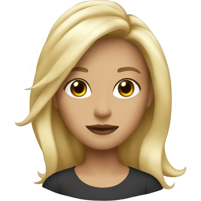 smoke blonde emoji