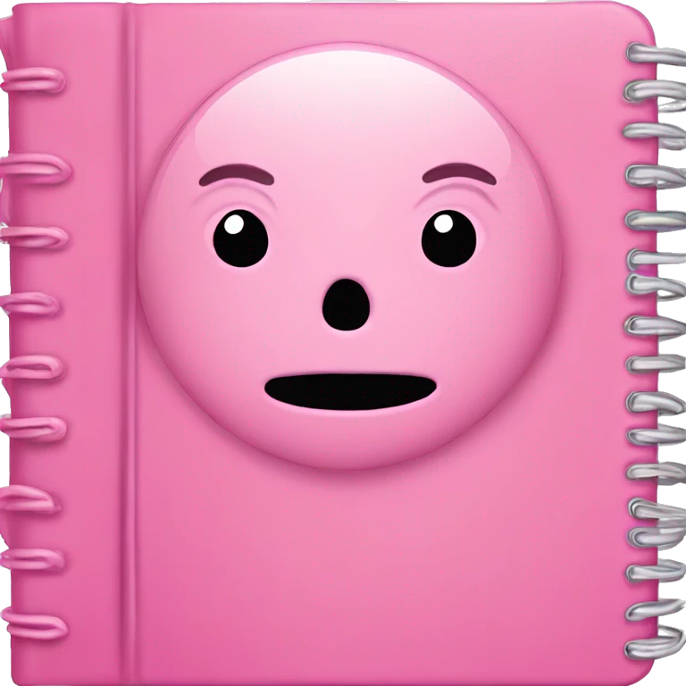 pink notebook diary emoji