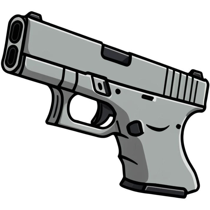 Glock with beam and switch emoji