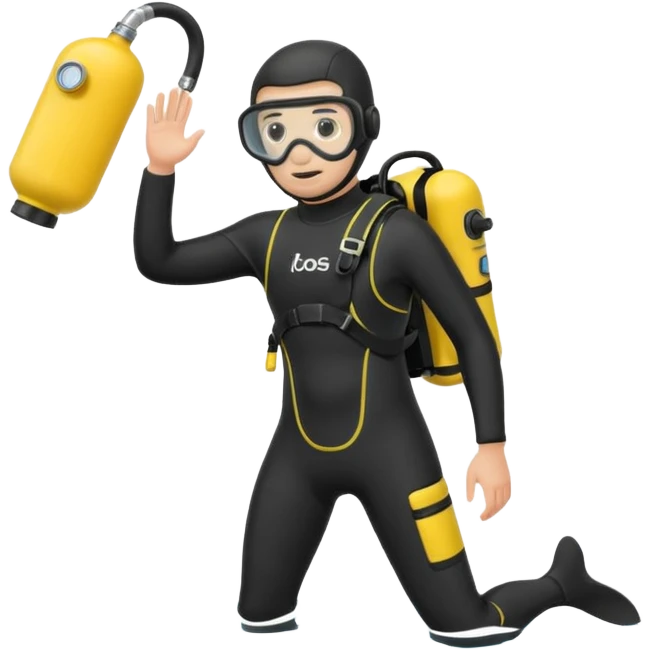 diver wetsuit only wetsuit emoji