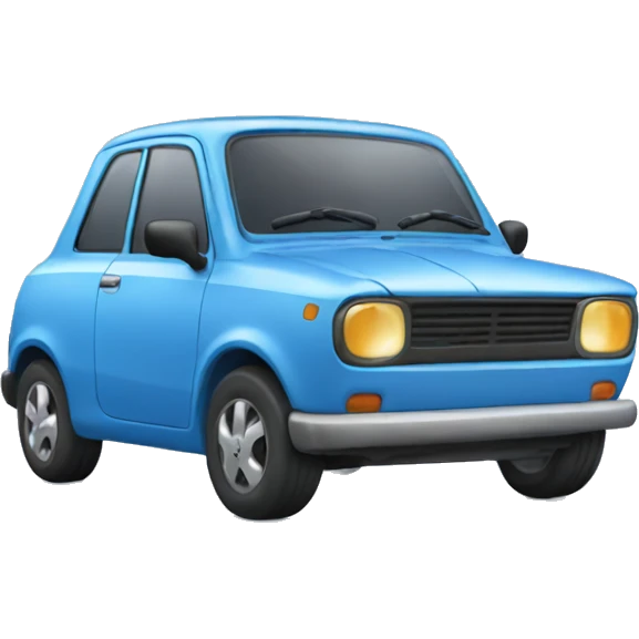Small blue car emoji